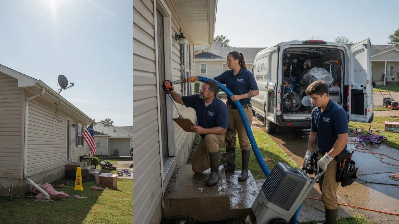 Ceiling Water Damage Restoration in Carlton, GA near me